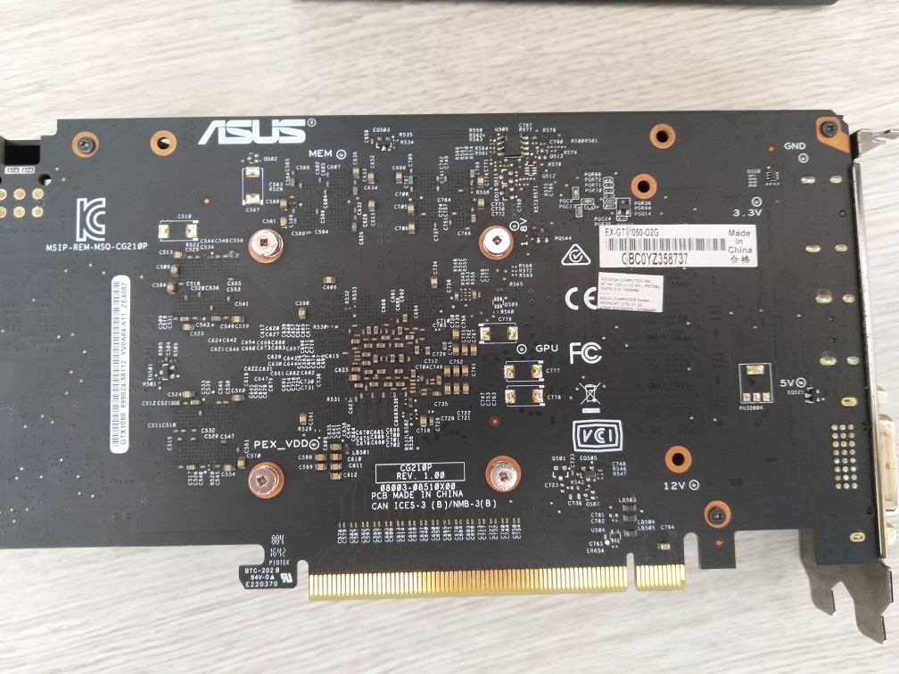 Gráfica ASUS GTX 1050 O2GB com Problemas .