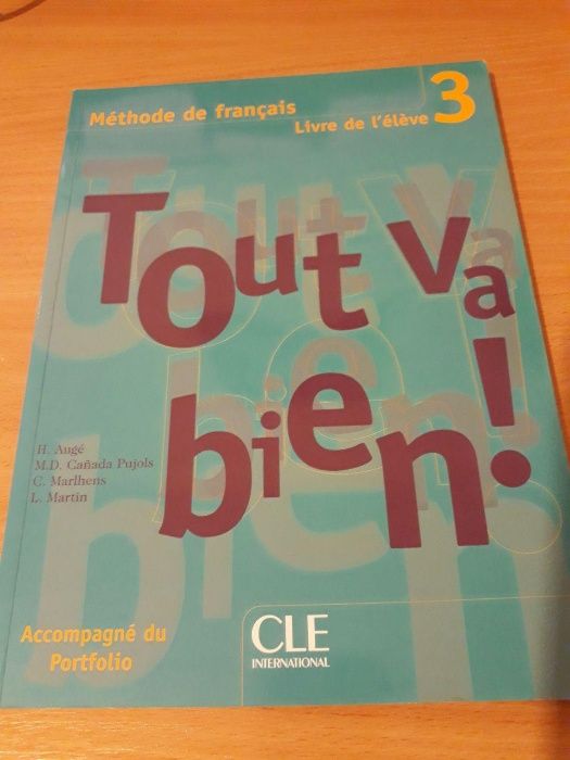 Продам учебник Tout va bien ! 3 Livre de L`eleve + portfolio