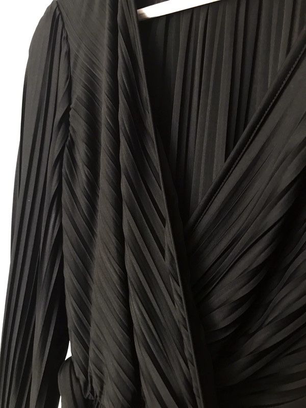 H&m top plisowany kopertowy koszula trend basic