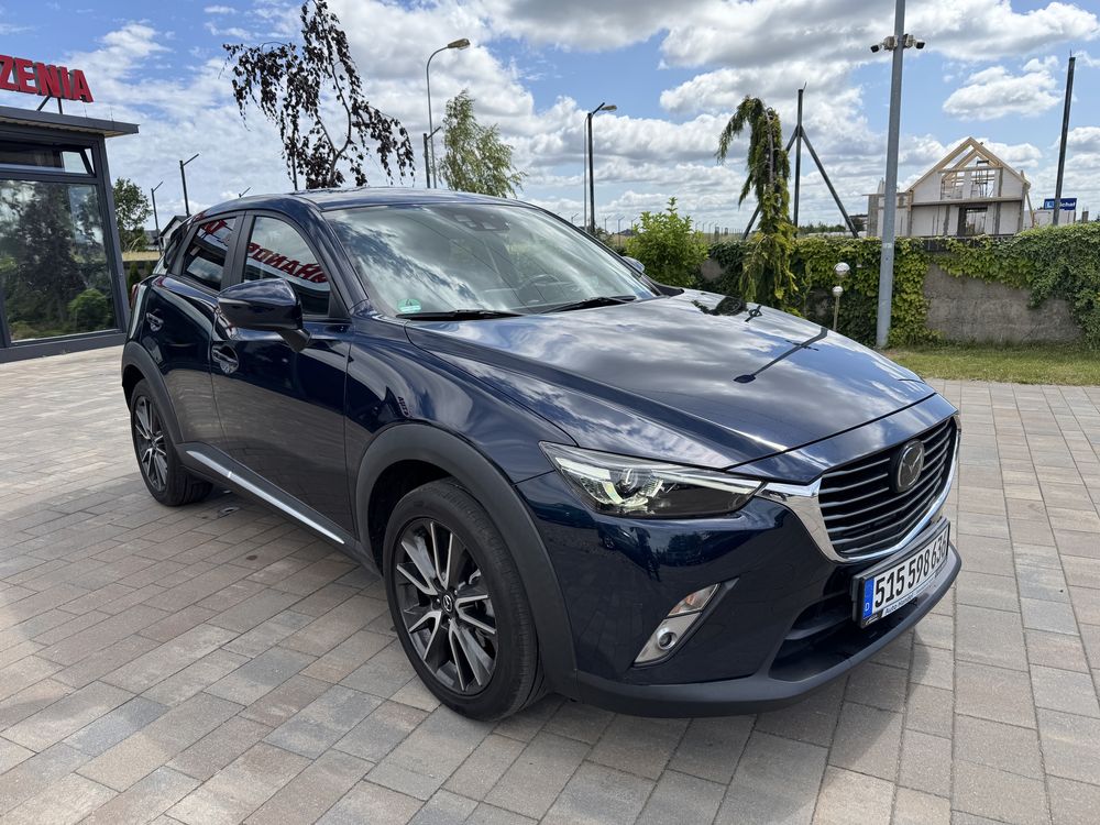 Mazda cx3,benzyna,4x4l,niski przebieg, perfekcyjna