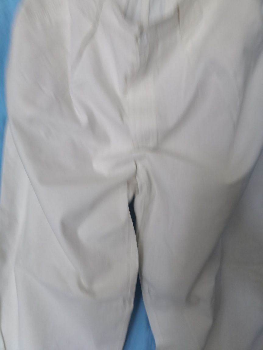 Белые брюки 100 %хлопок