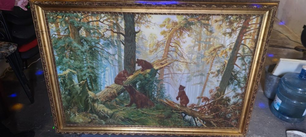 Картина Шишкина, ранок в сосновому лісі.