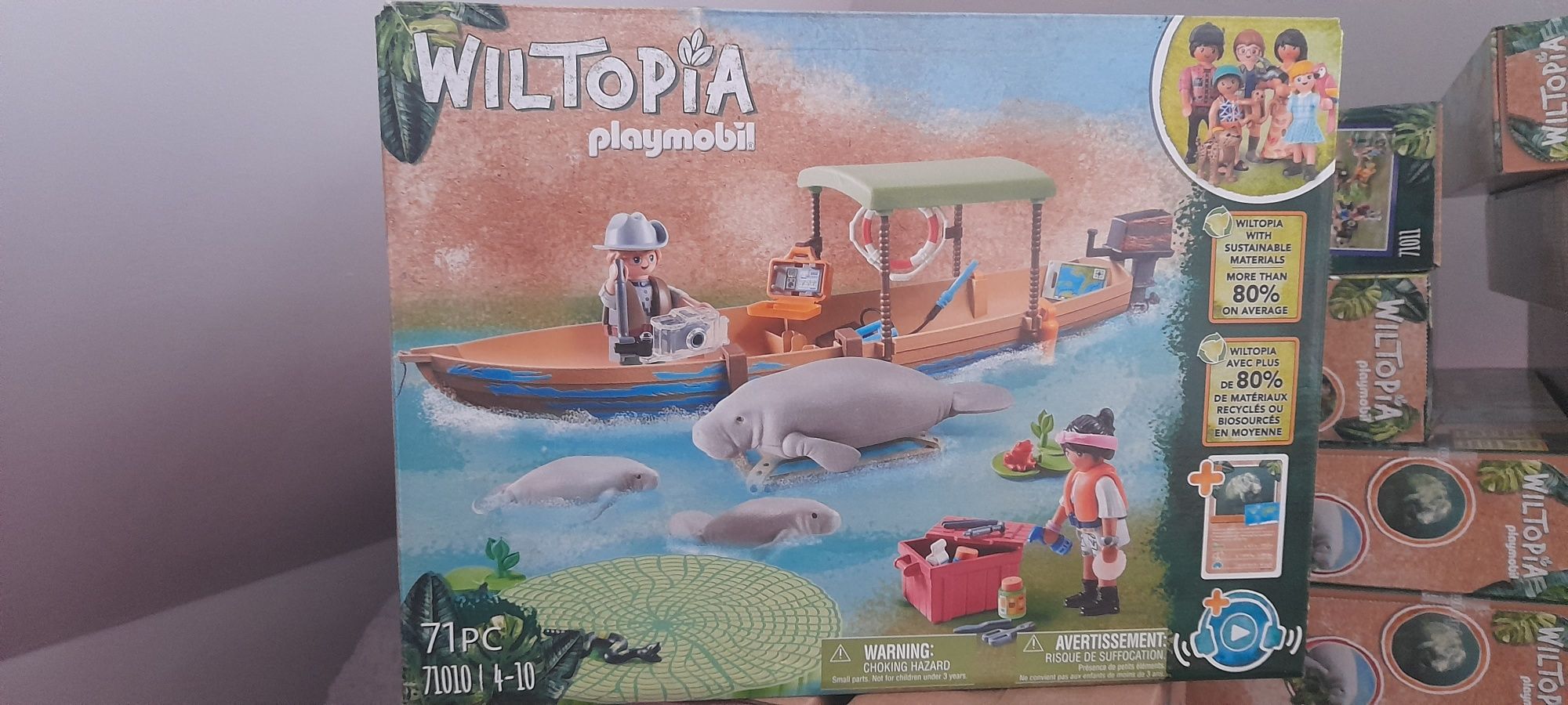 Playmobil Wiltopia Wycieczka do Manatów+Figurka PlaymoFriends