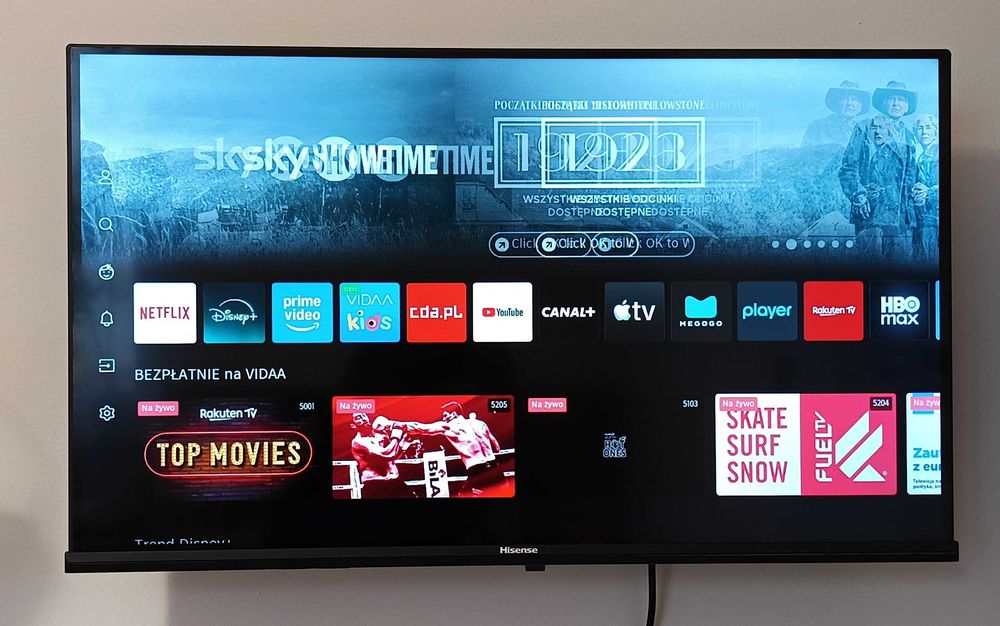 Telewizor HISENSE 32A4N 32" LED VIDAA - Gwarancja!!!