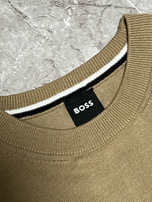 Лляна футболка BOSS (оригінал, нова колекція)