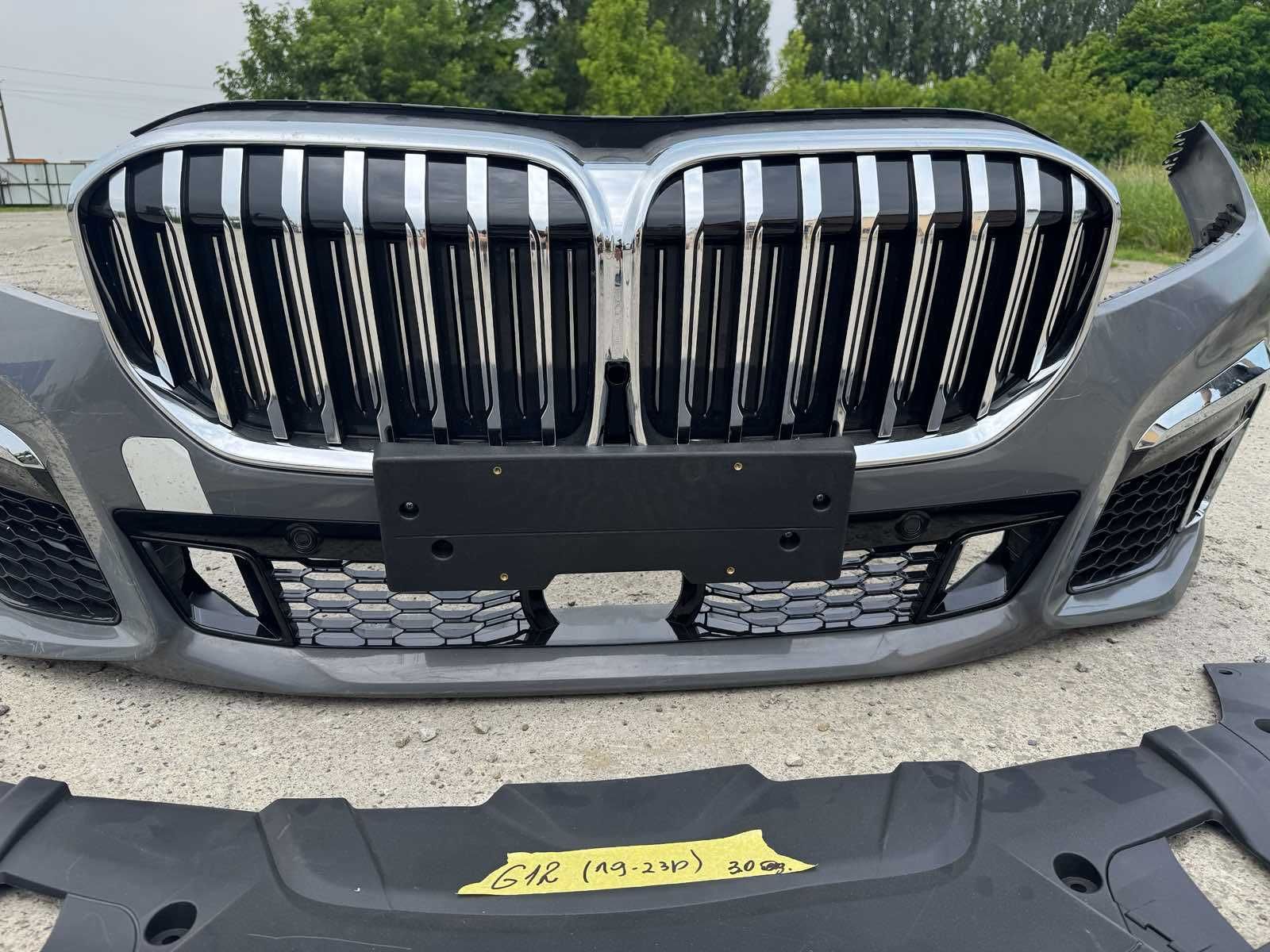 Бампер bmw 7 G12 2019-2022 р панель М пакет г12 g12 LCI бмв 7 проводка