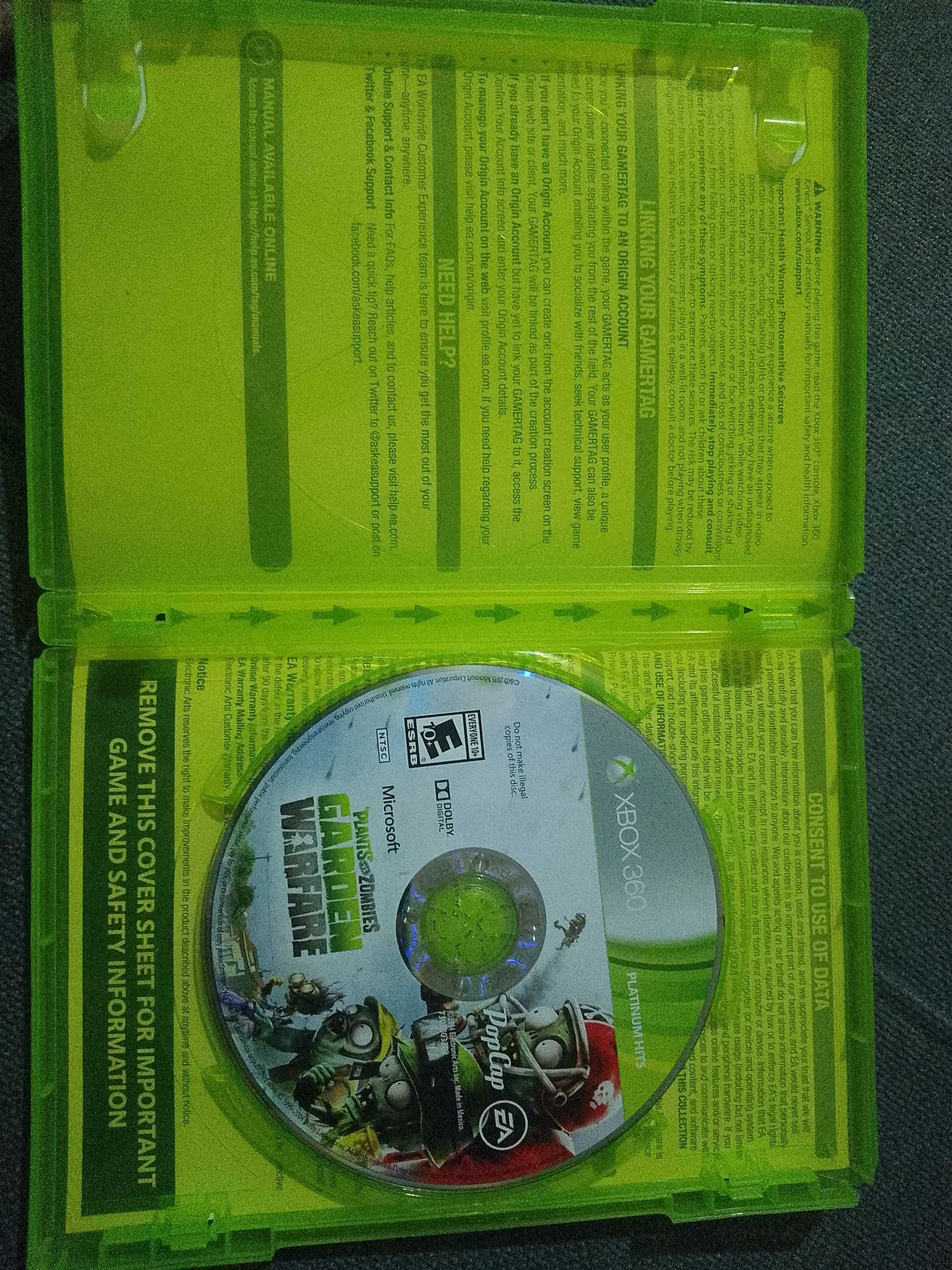 Xbox 360 plants vs zombies garden warfare