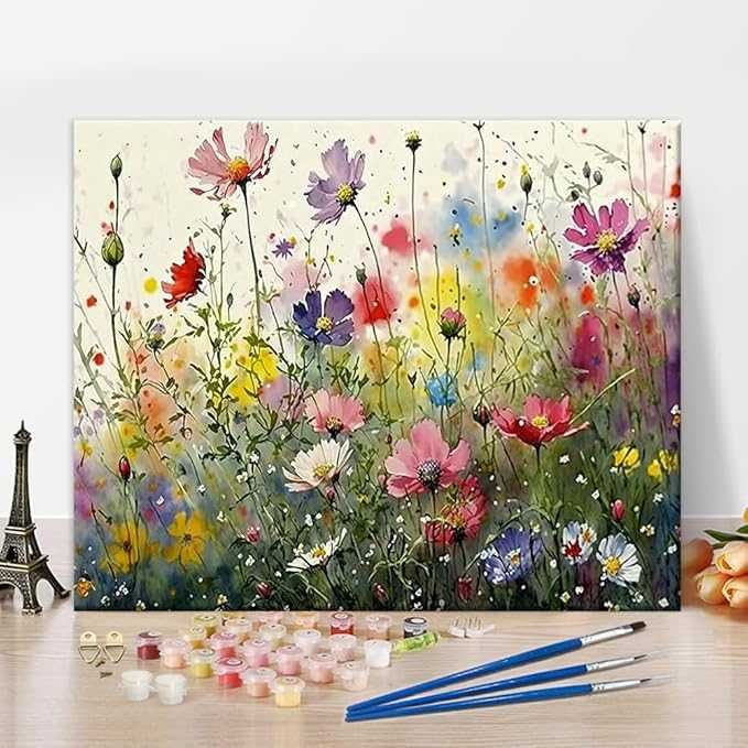 Zestawy do samodzielnego malowania  DIY Digital Painting Kwiaty