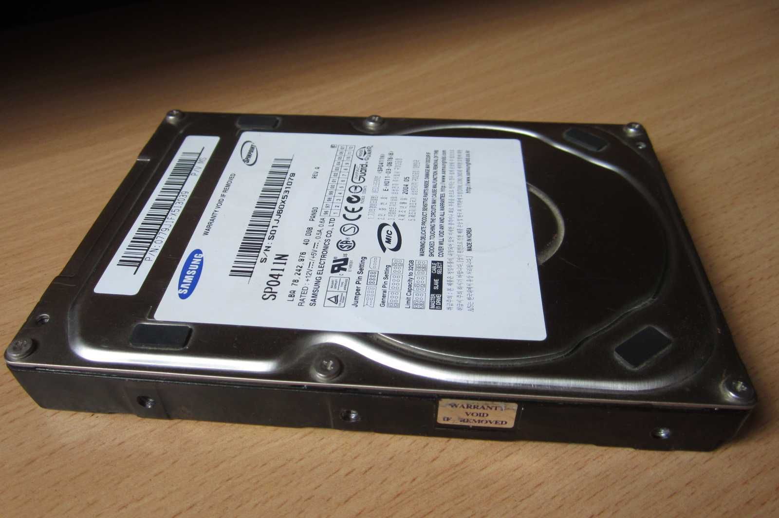 Жесткий диск Samsung SP0411N 40GB 3.5″ IDE