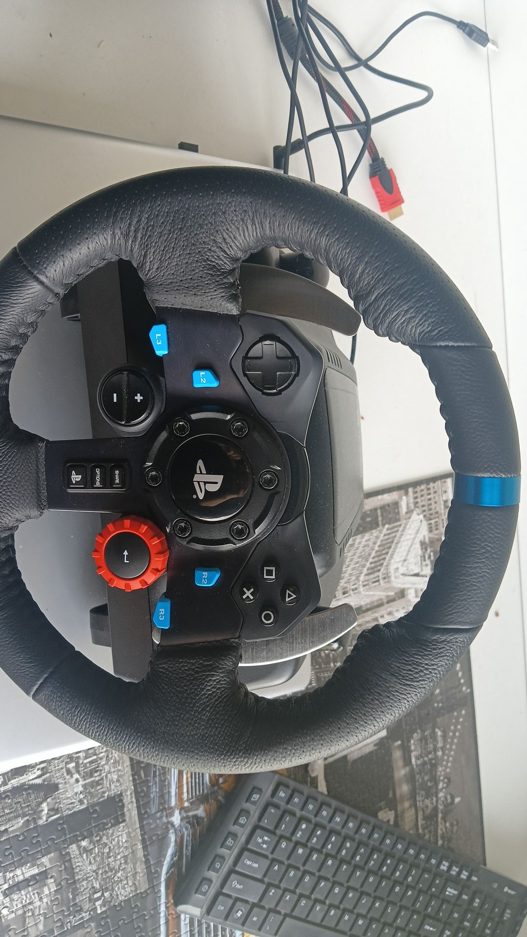 Kierownica logitech g29 + shifter + hydrołapa