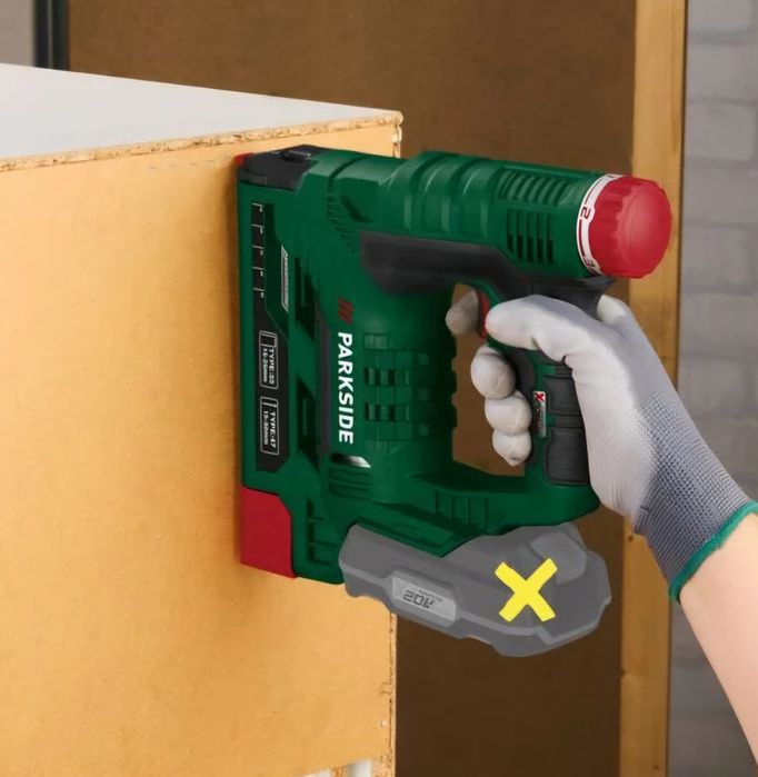 Grampeador recarregável 20V parkside