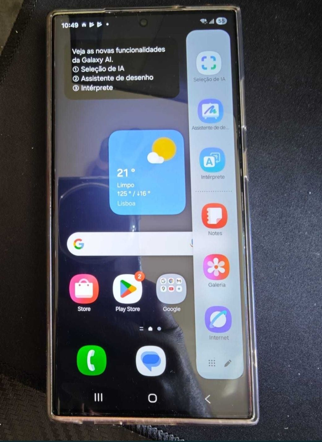 Troco Samsung S23 ultra 512gb por Fold ou  iphone