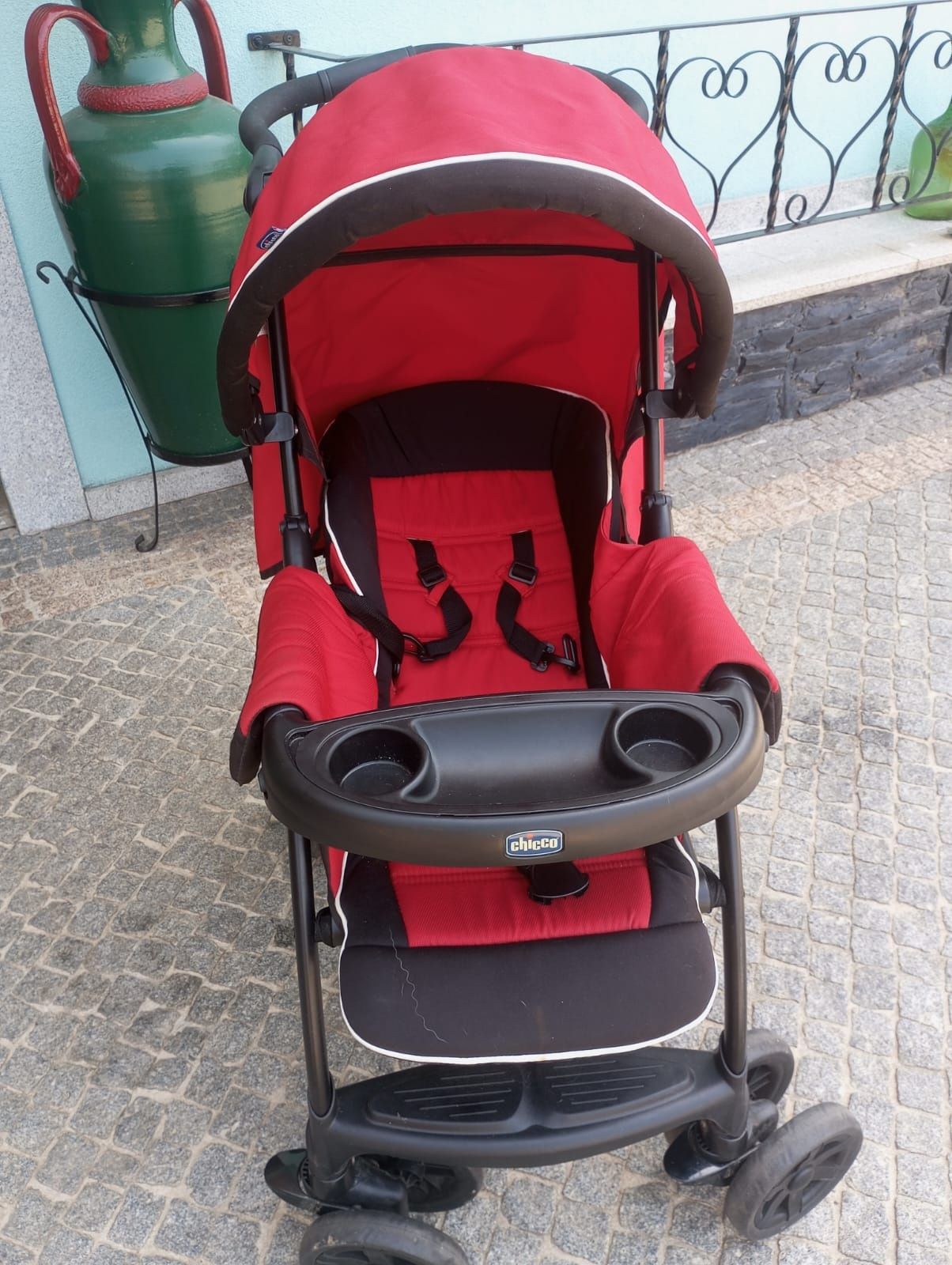 Chicco 3 in 1 carrinho de bebê + cadeira auto com base keyfit
