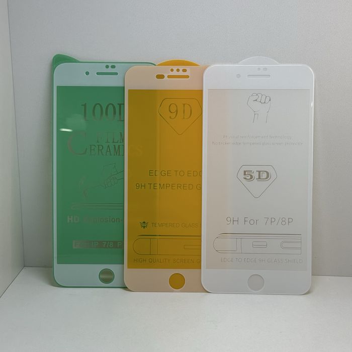 Защитное стекло iphone 7 Plus/ 8 Plus. Захисне скло айфон 7+/8+