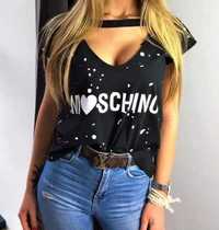 Bluzka z napisem Moschino - Nowa