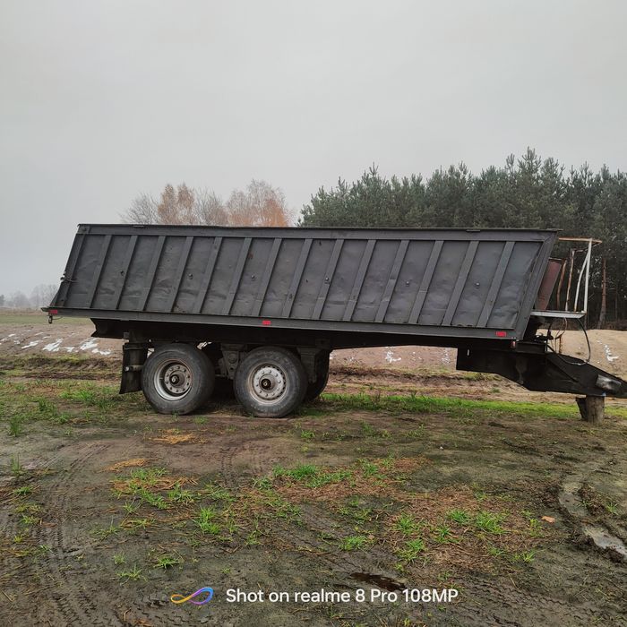 przyczepa skorupowa wywrotka 15 ton tandem