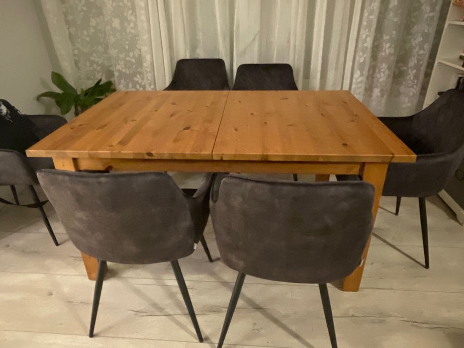 Drewniany rozkładany stół Ikea STORNÄS