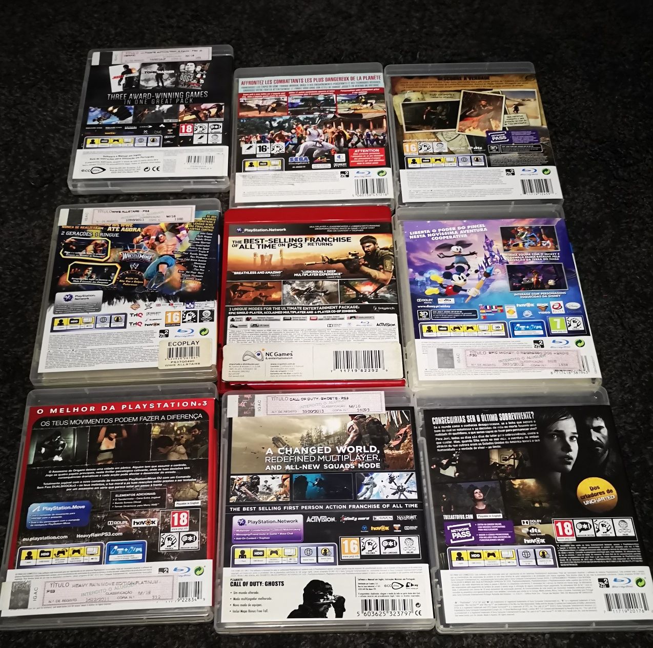 9 jogos playstation ps3