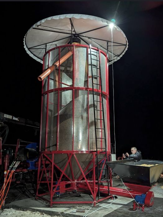 Сушка зерна.