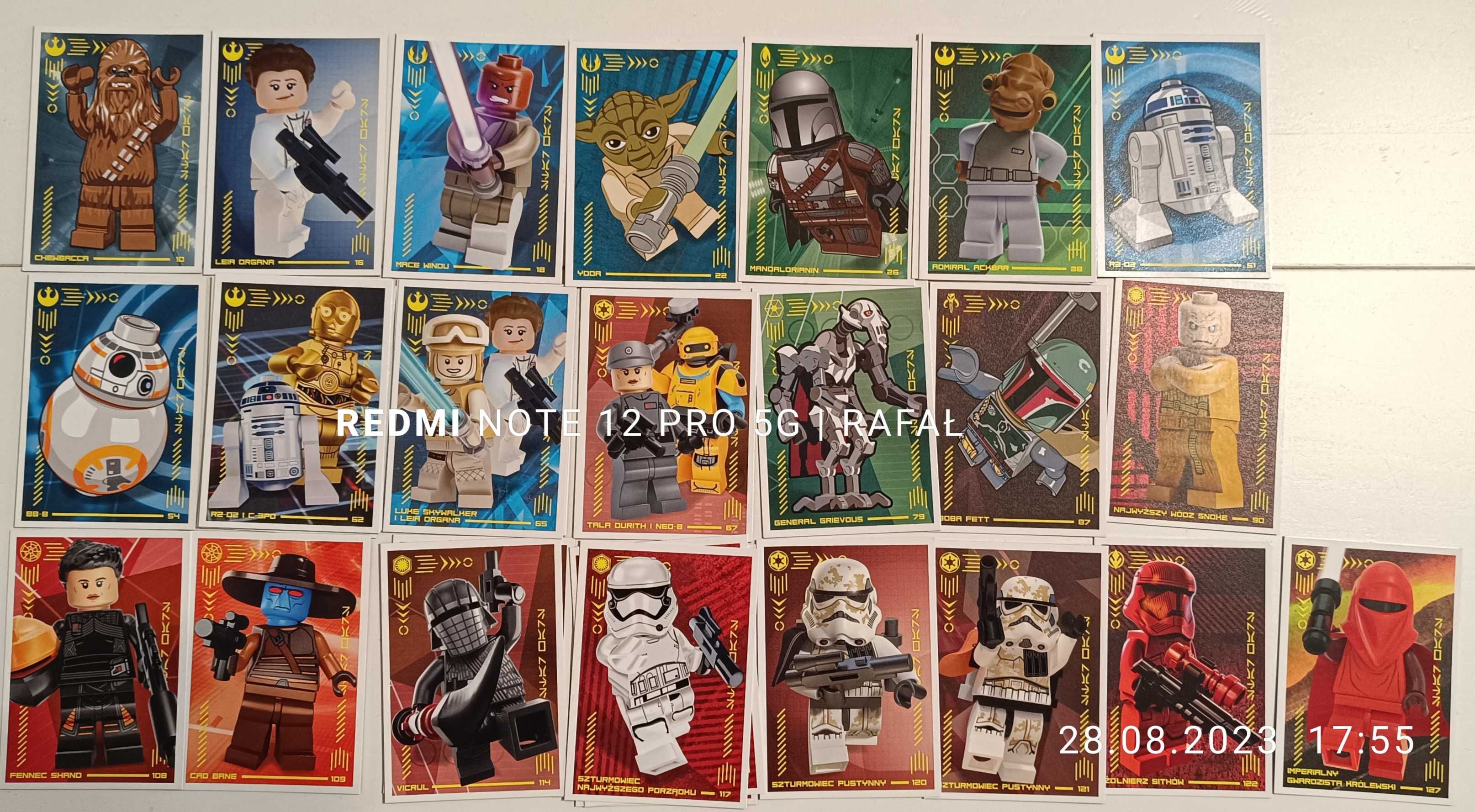 Postaci Karty Lego Star Wars Edycja Mocy 2023