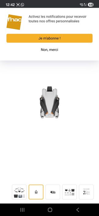 DJI Pack Mini 3 Voe Plus (RC), Dron Mini com câmara leve e dobrável