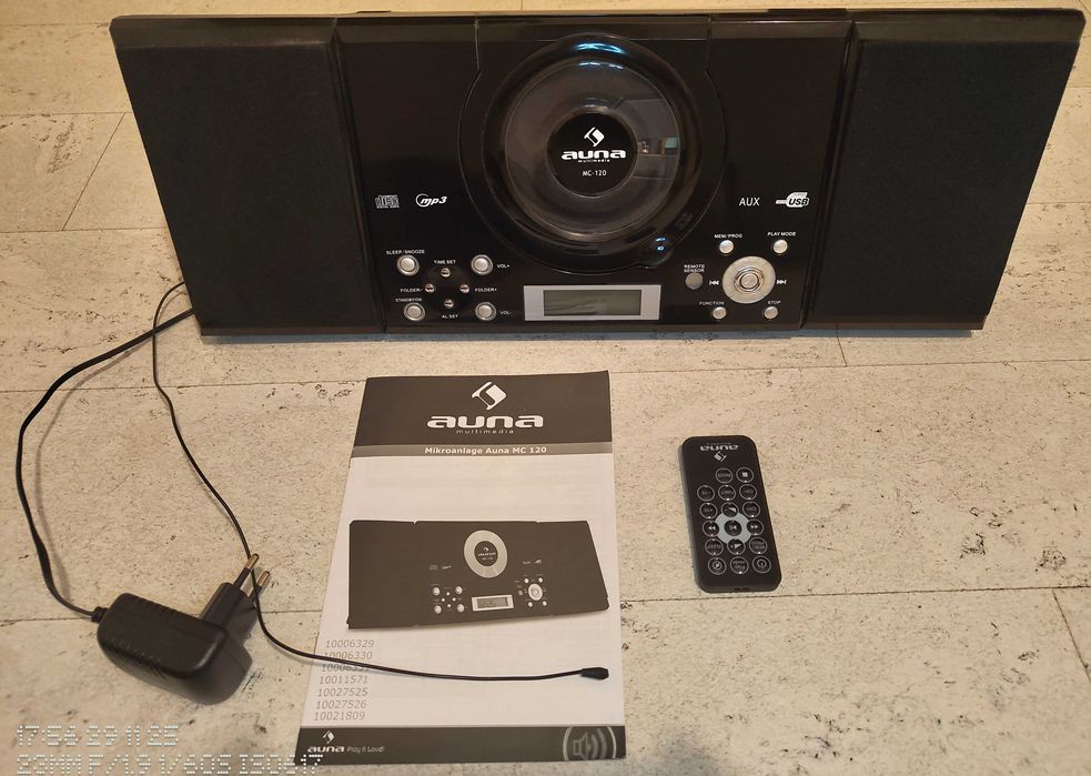 Nowa Miniwieża Auana MC-120 z RADIO-MP3-CD-USB