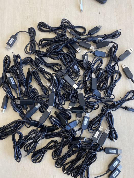 Кабель питания для WiFi роутера от павербанка USB-DC (12v)