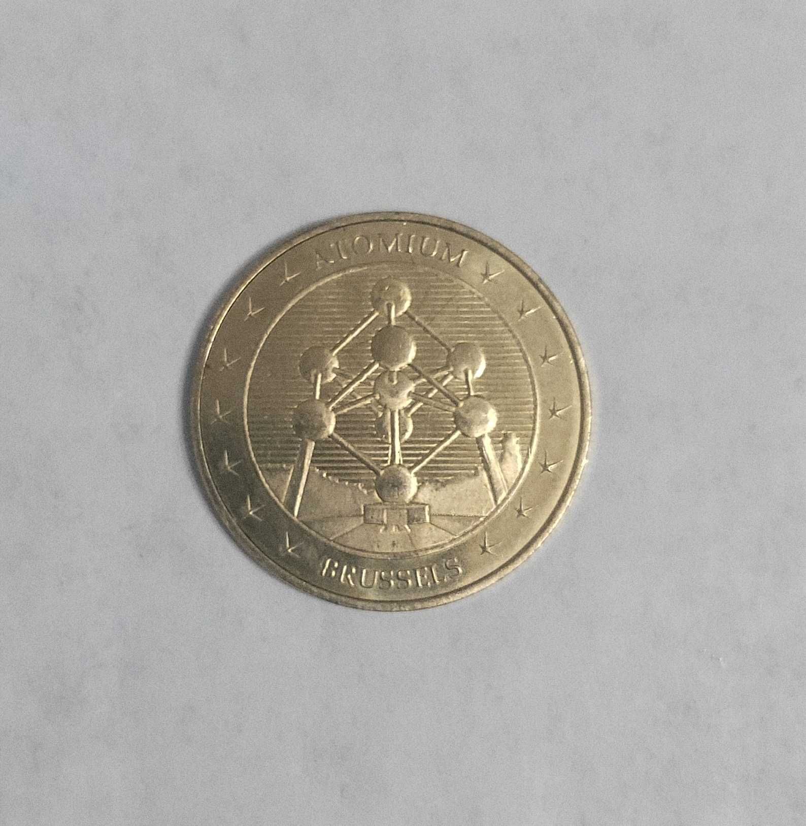 Монета, жетон National tokens. Бельгія. Брюссель, Атоміум.