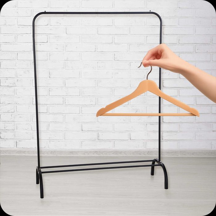 Wieszak Stojak Odzież Stojący Metalowy Szafa Na Ubrania Buty Garderoba