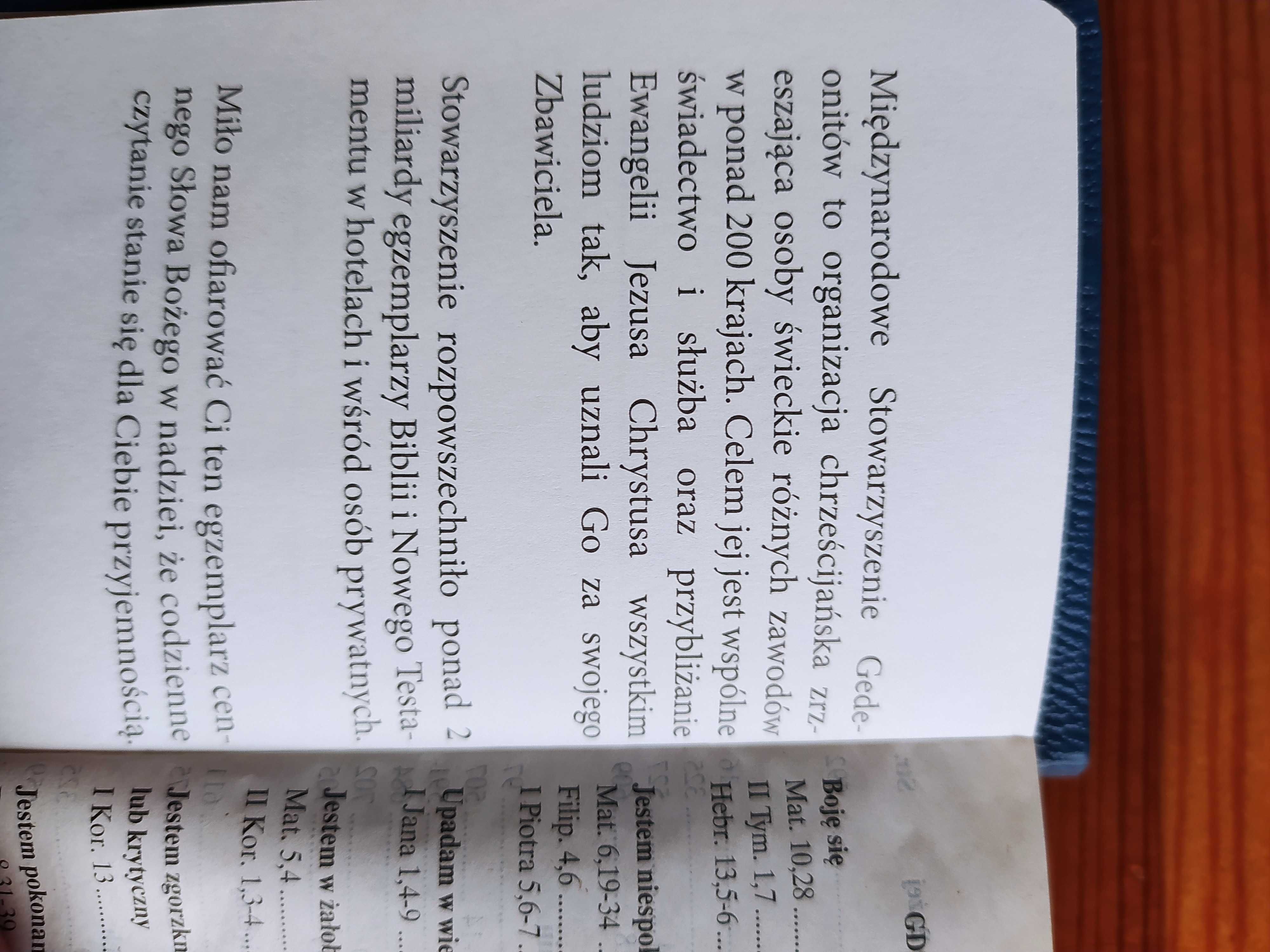 Książka Nowy Testament wydanie geodenitów