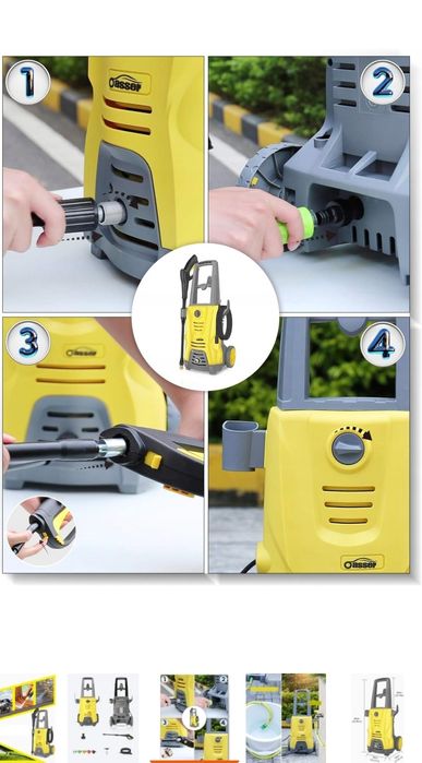 Myjka ciśnieniowa  karcher 125bar Niemiecka  OASSER 5 dysz