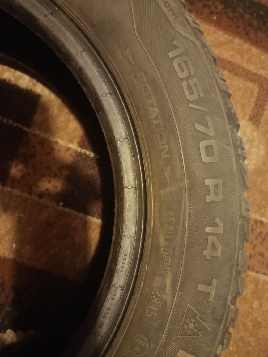 Opony zimowe Uniroyal165/70 R14