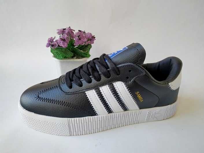 Кроссовки женские Adidas Samba, Black/ White