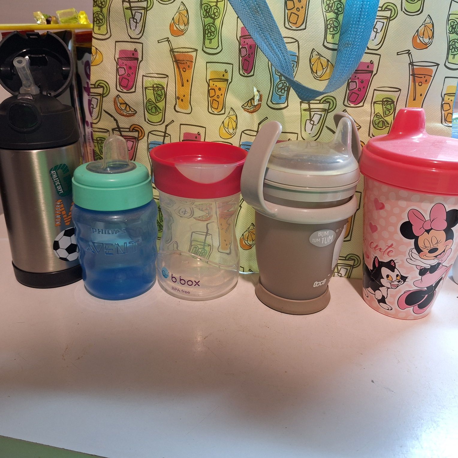 Kubek kubeczki Minnie bbox philips avent lovi słomka jak nowe