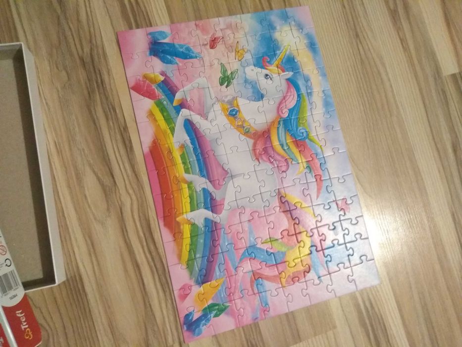 Puzzle Magiczny jednorożec 5+ 100 elementów