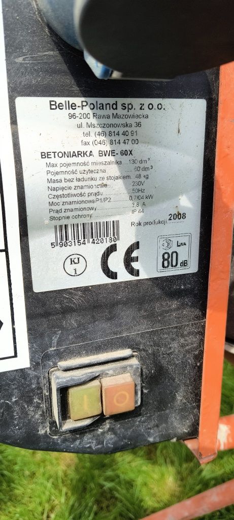 Betoniarka bardzo dobry stan