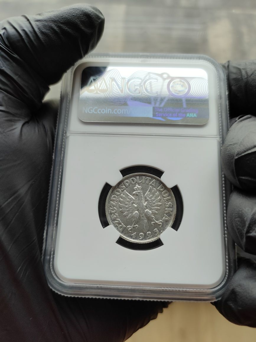 1 zł Żniwiarka 1925 Ngc MS64!!!