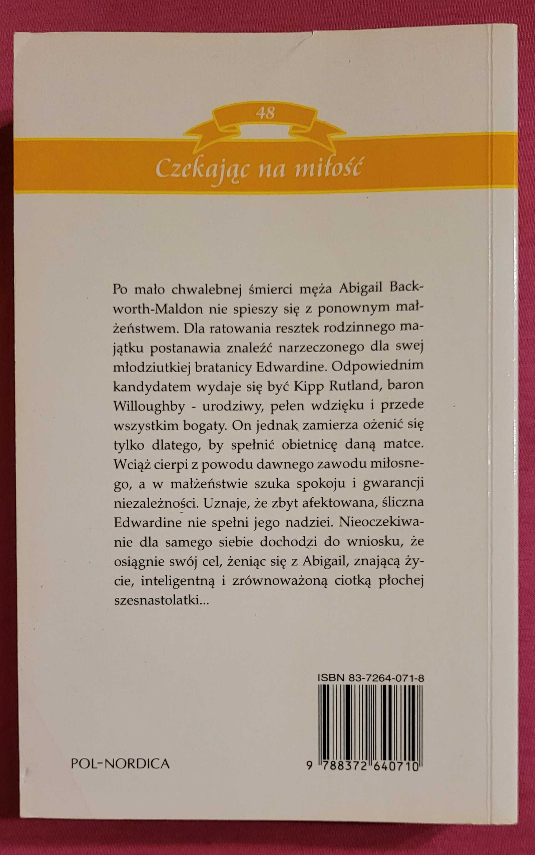 Romans histor. "Czekajac na milosc" autorki Kasey Michaels RSL nr 48