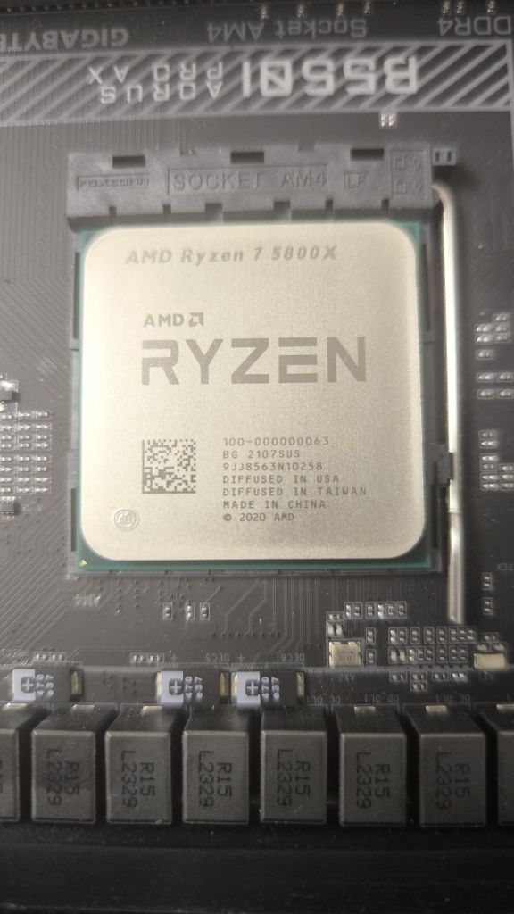Mini-ITX ПК комплект R7 5800X, 64gb 3200mhz, 2x 512gb m2., b550iaorus