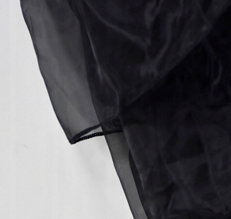 HALLOWEEN STRÓJ WEDNESDAY addams sukienka peruka 110-146 cm