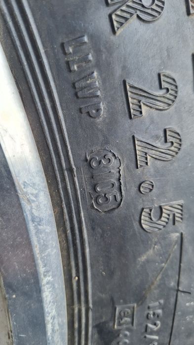 Kolo zapasowe alufelga continental Hsr 315/69/22.5