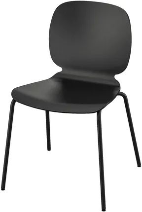Ikea Svenbertil krzesło czarne 4 sztuki do jadalni