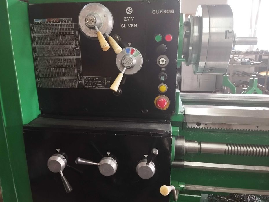 tokarka CU 580M x 2000 odczyty falownik