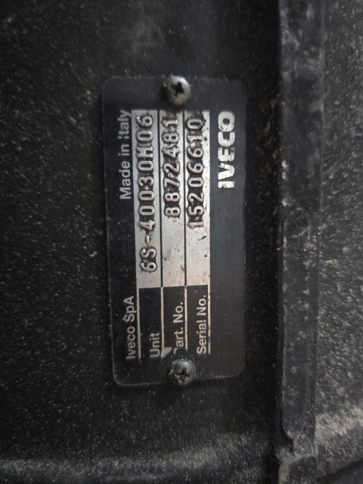 Caixa de velocidades iveco