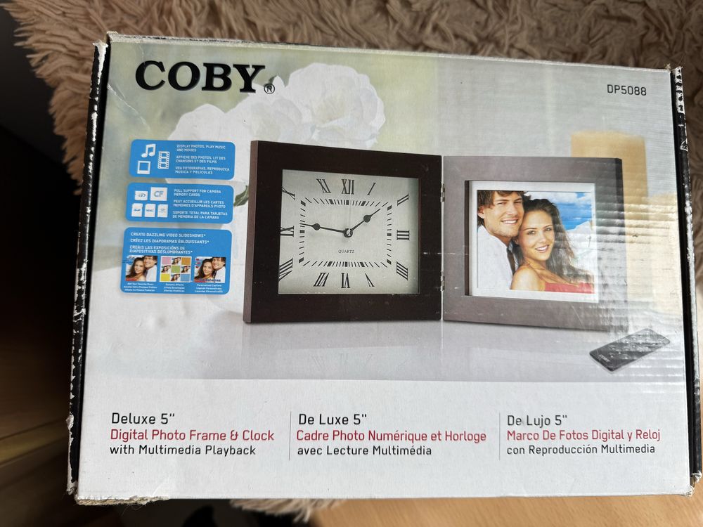 Ramka cyfrowa multimedialna na zdjęcia COBY