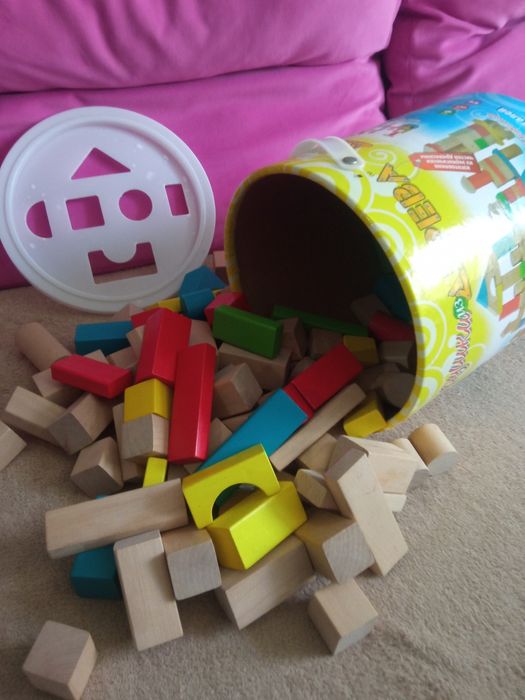 Конструктор дерев'яний 100 деталій