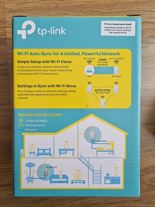 AV600 Powerline TL-WPA4220 KIT