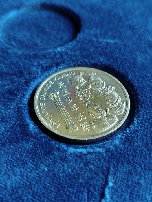 Moeda comemorativa de 200 Escudos- Enviados Daimios Kiuchu