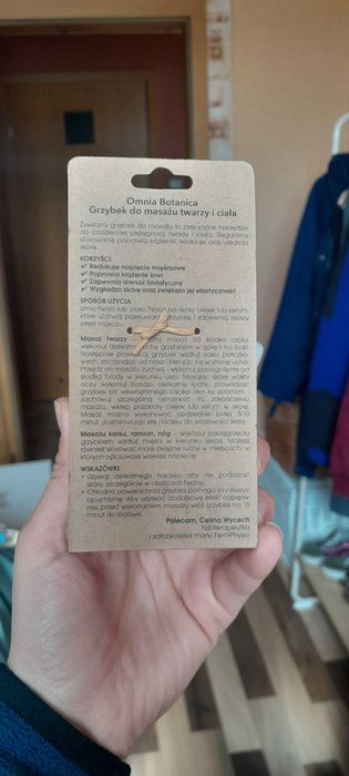 Kamień Gua Sha do masażu twarzy i ciała - Wschód - grzybek