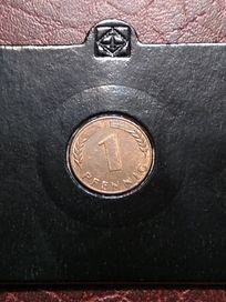 Moneta Niemcy RFN 1 pfennig 1950 F